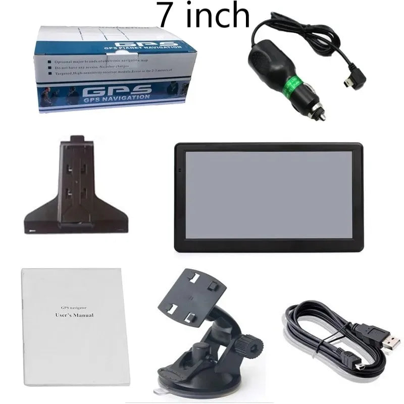 7inch HD Car GPS FM navigators