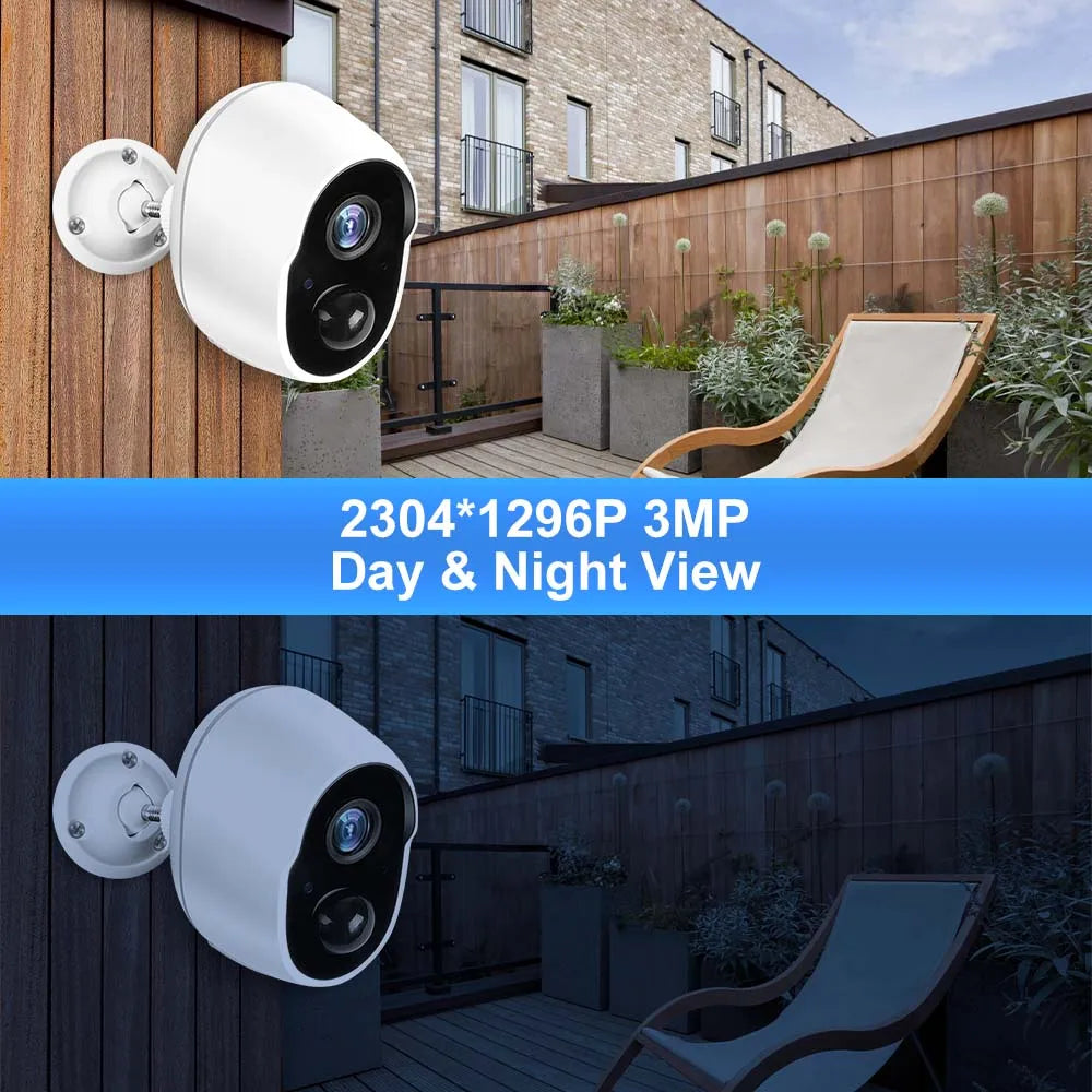 3MP Tuya Smart Life Solar Outdoor Camera