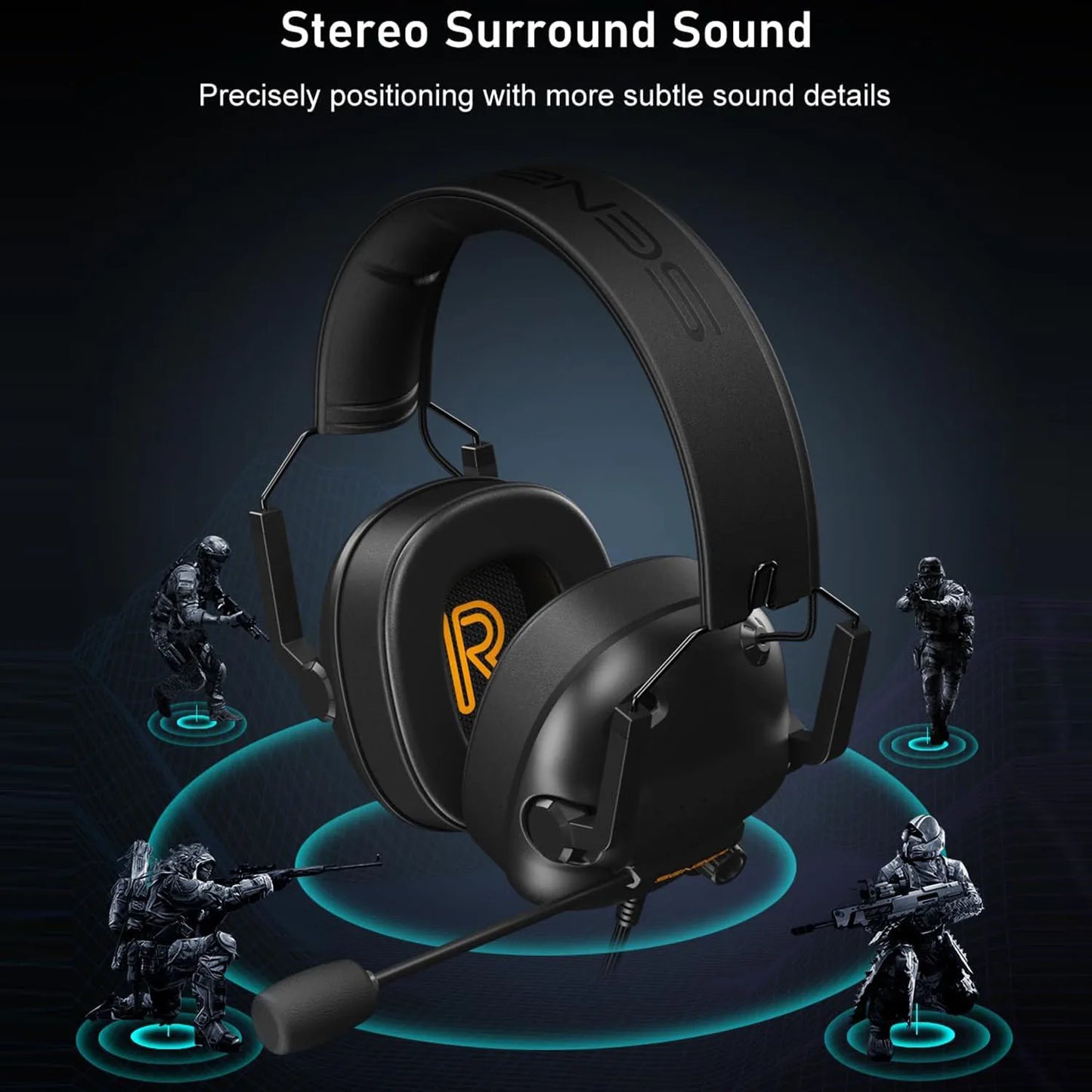 Wired Gaming Headset with Mic