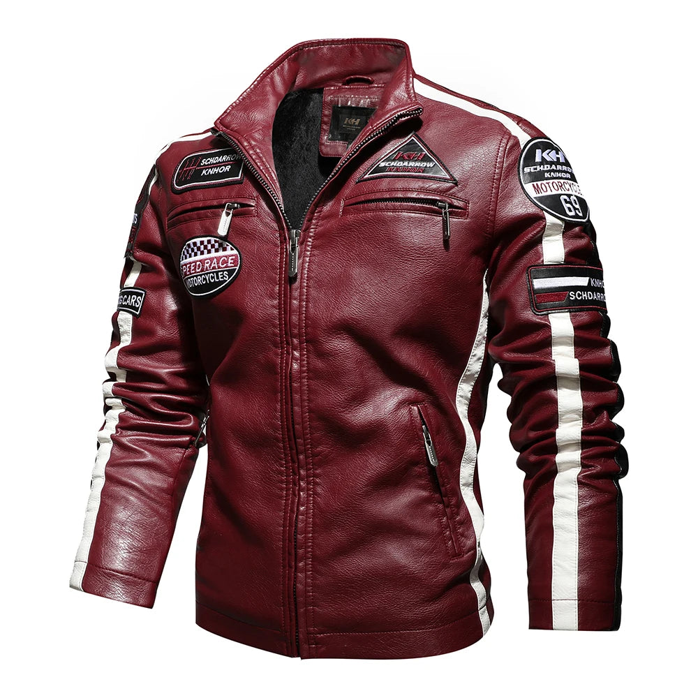 Mens Vintage Motorcycle Jacket