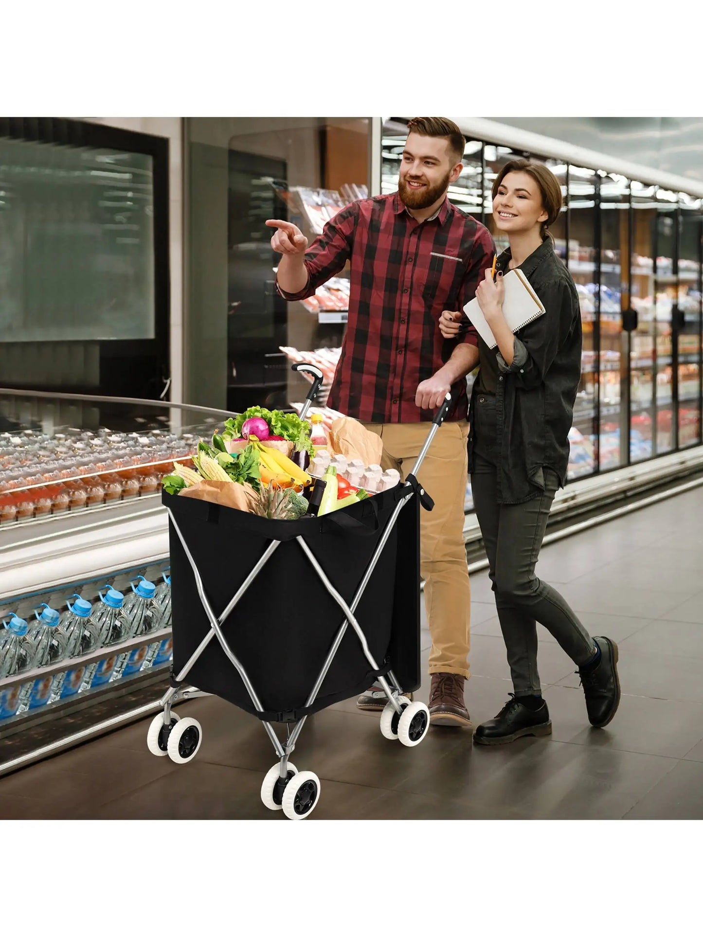 Utility Folding Shopping Cart