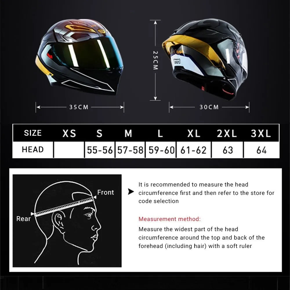 Full Face Motorcycle Helmet