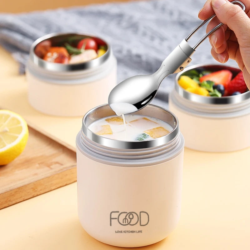 Stainless Steel Insulated Lunch Bag Food Warmer