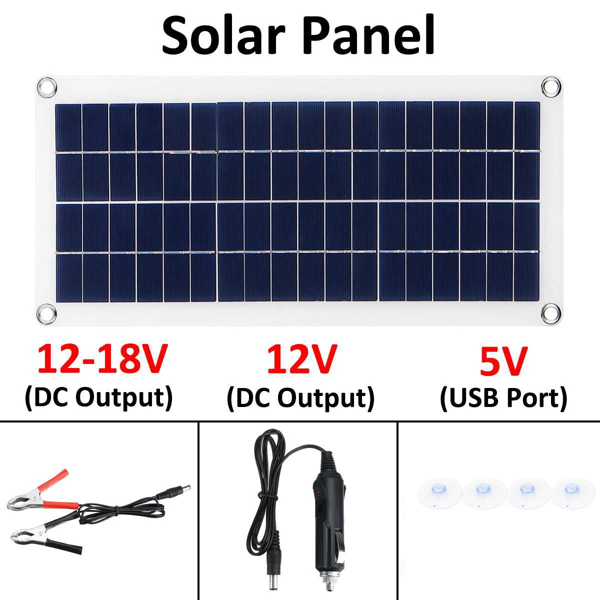 1000W Flexible Solar Panel Kit