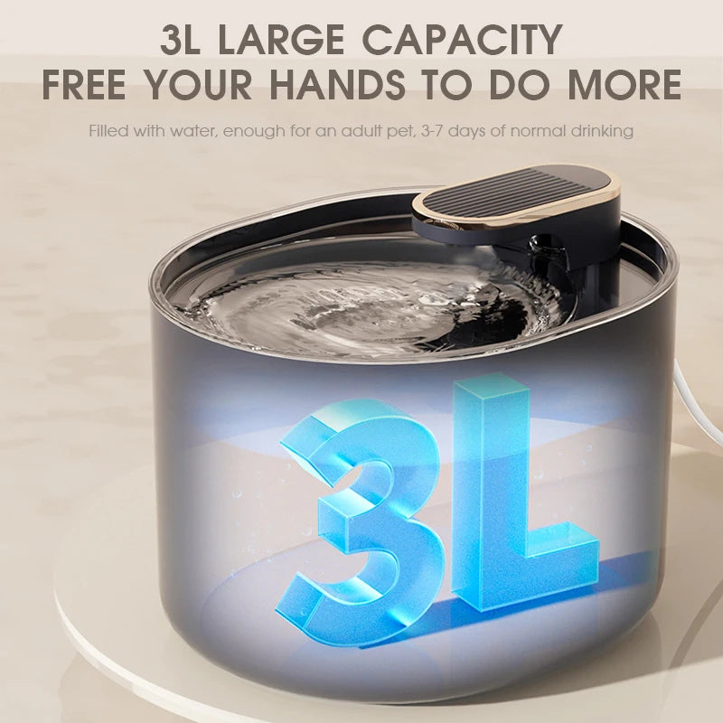 3L Automatic Pet Cat Drinking Fountain