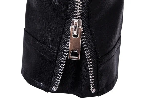 Men Fashion Motorcycle Leather Jacket