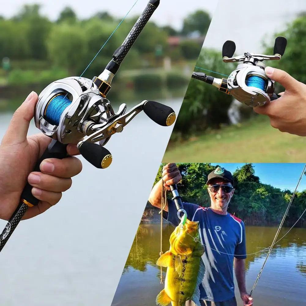 Baitcast Rod Fishing Reel Kit