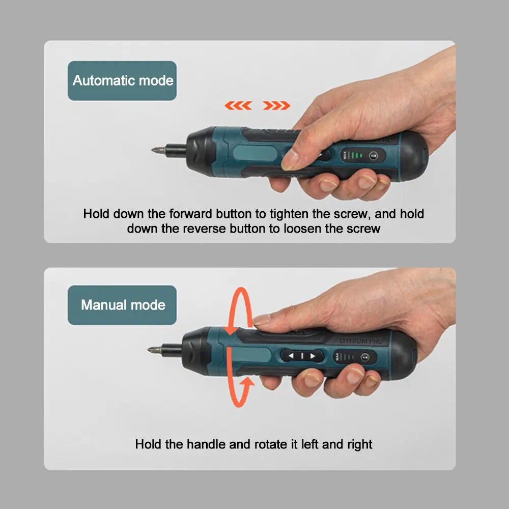 Mini Cordless Electric 1300mah Adjustment Power Drill
