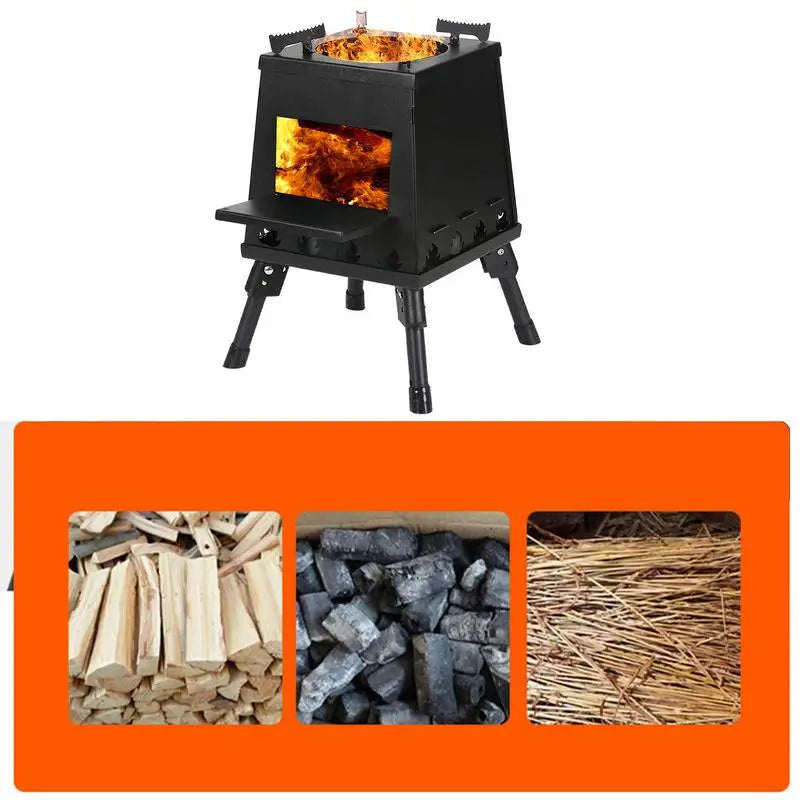 Portable Fire Pit Wood Burning Stove