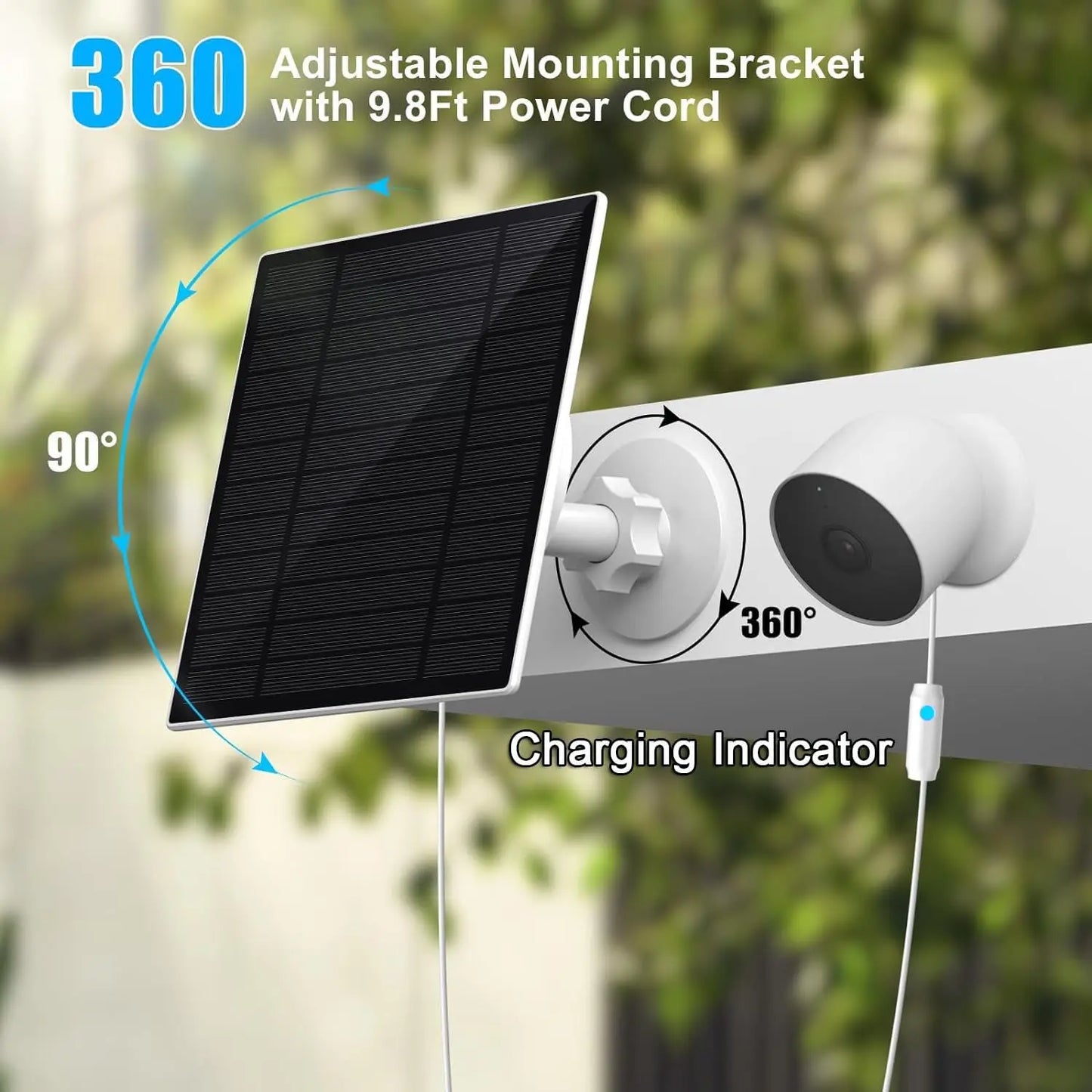 6w Solar Panel with Camera Charging