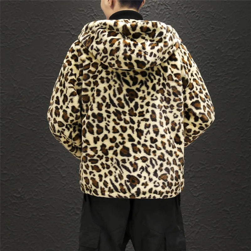 Men Fashion New Warm Love Winter Jacket