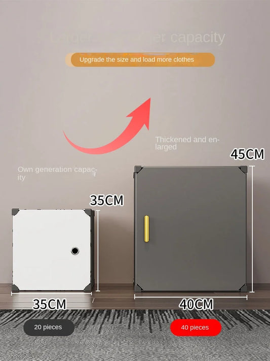 Simple Plastic Wardrobe Dresser