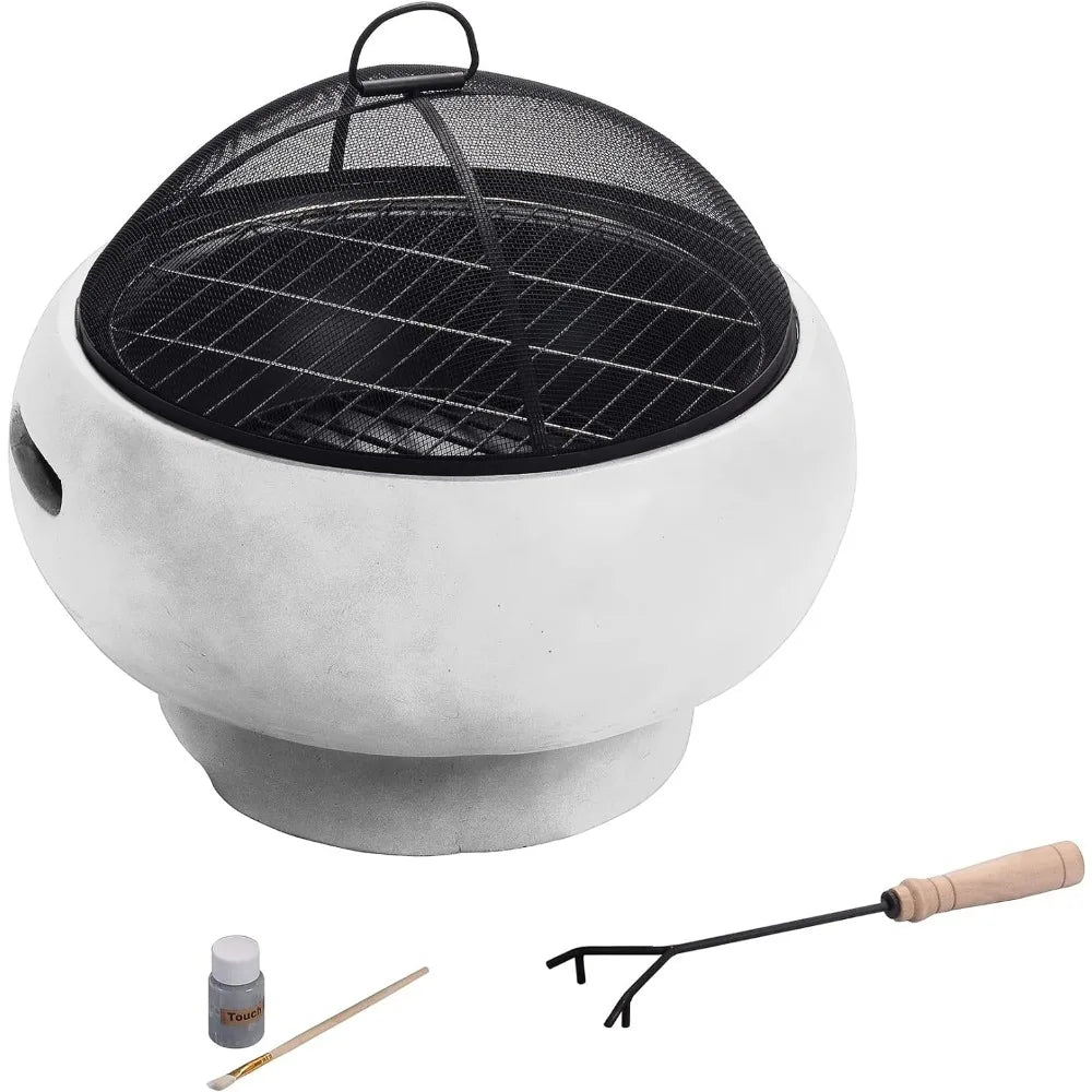 Burning Fire Pit Patio Garden Backyard Spark