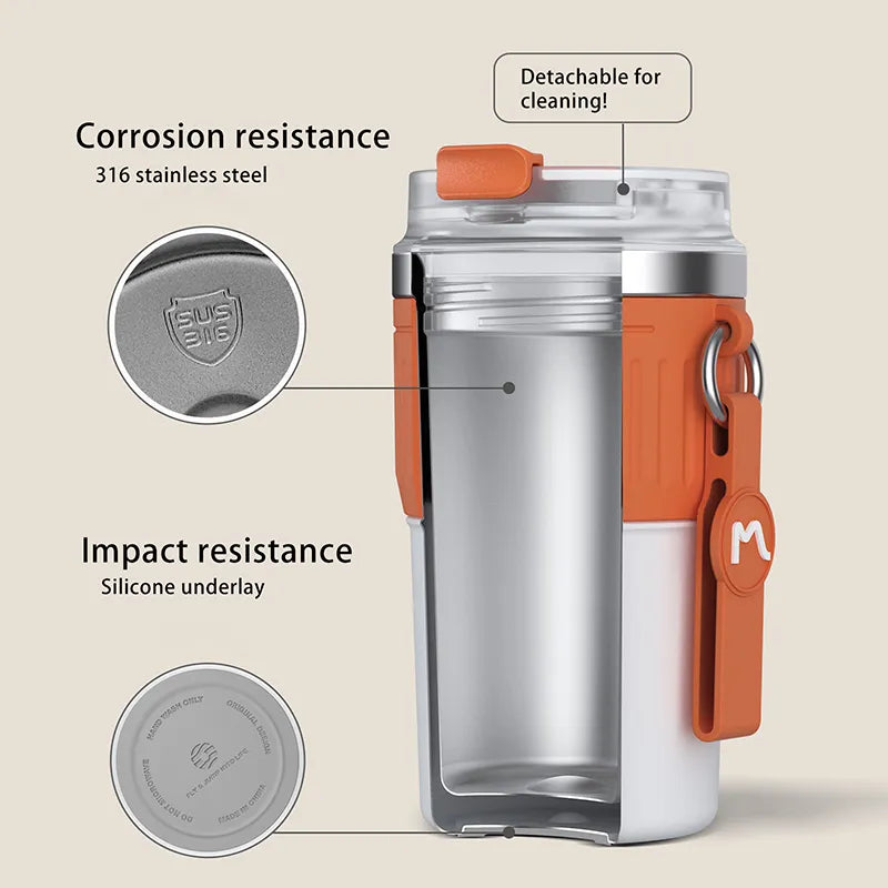 Portable Stainless Steel Coffee Mug