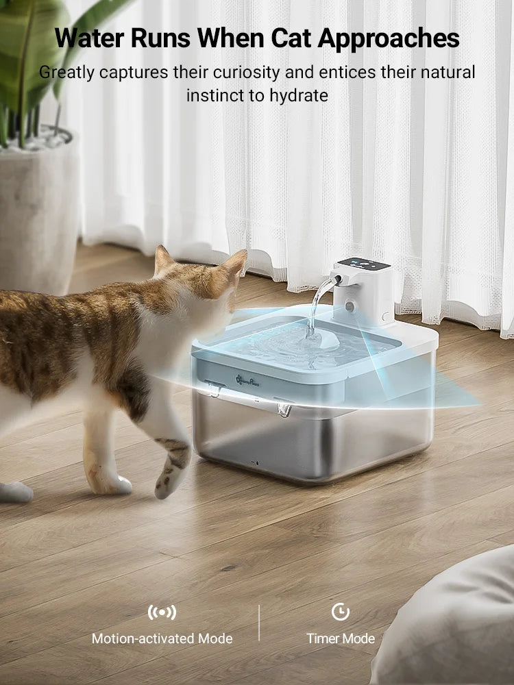 2.5L Wireless Cat Water Fountain