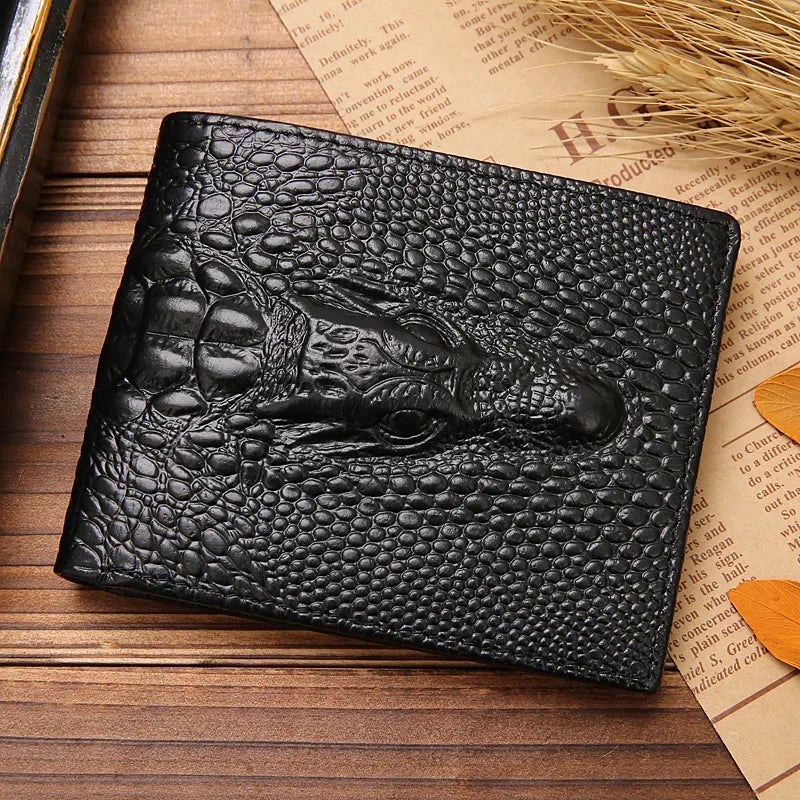 Crocodile Skin Wallet Men