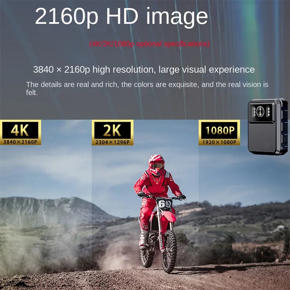 2K Law Enforcement Recorder Body Camera