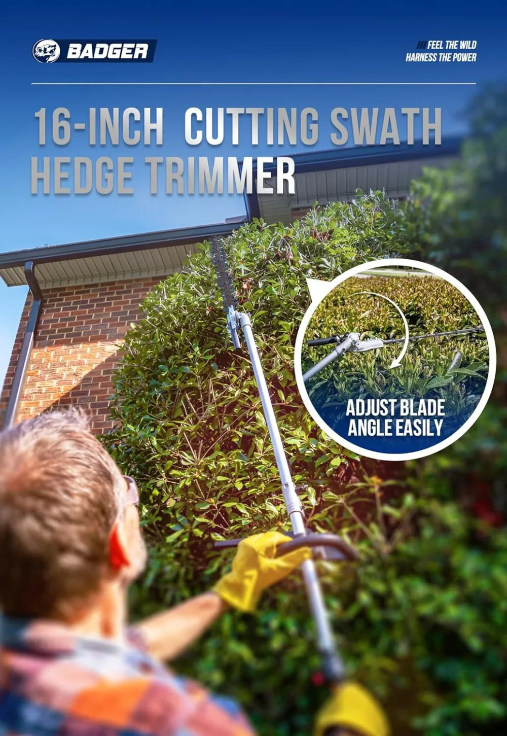 40V Cordless Weed Wacker String Trimmer