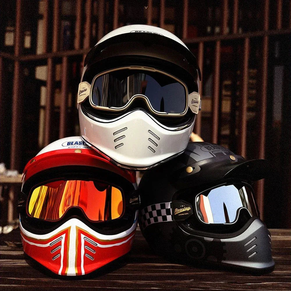 Vintage Full-Face Helmet