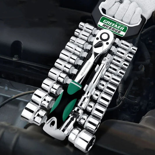 72 Teeth Ratchet Socket Wrench Set