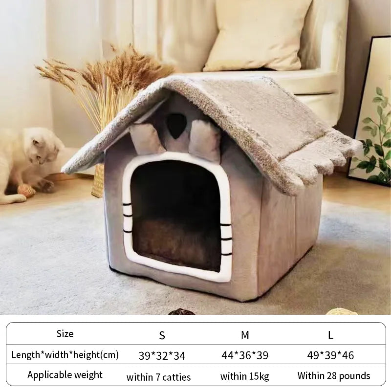 Foldable Pet Sleepping house Bed