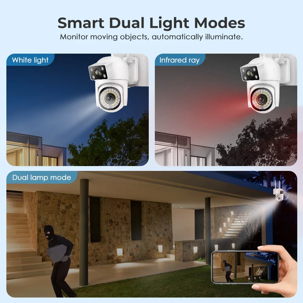 8MP 4K PTZ Wifi Camera