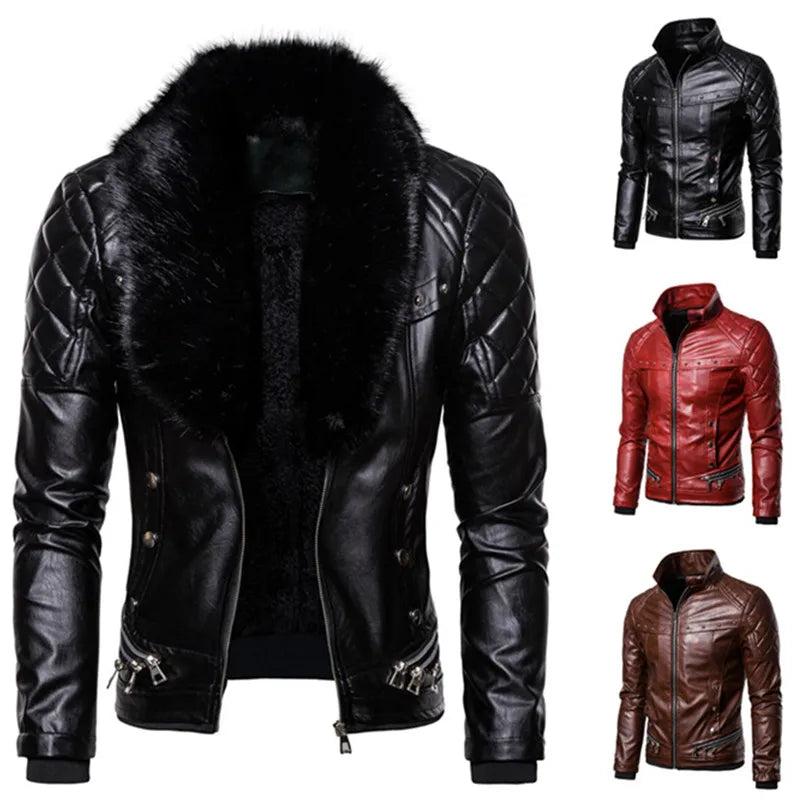 Men'sMotorcycle Jacket
