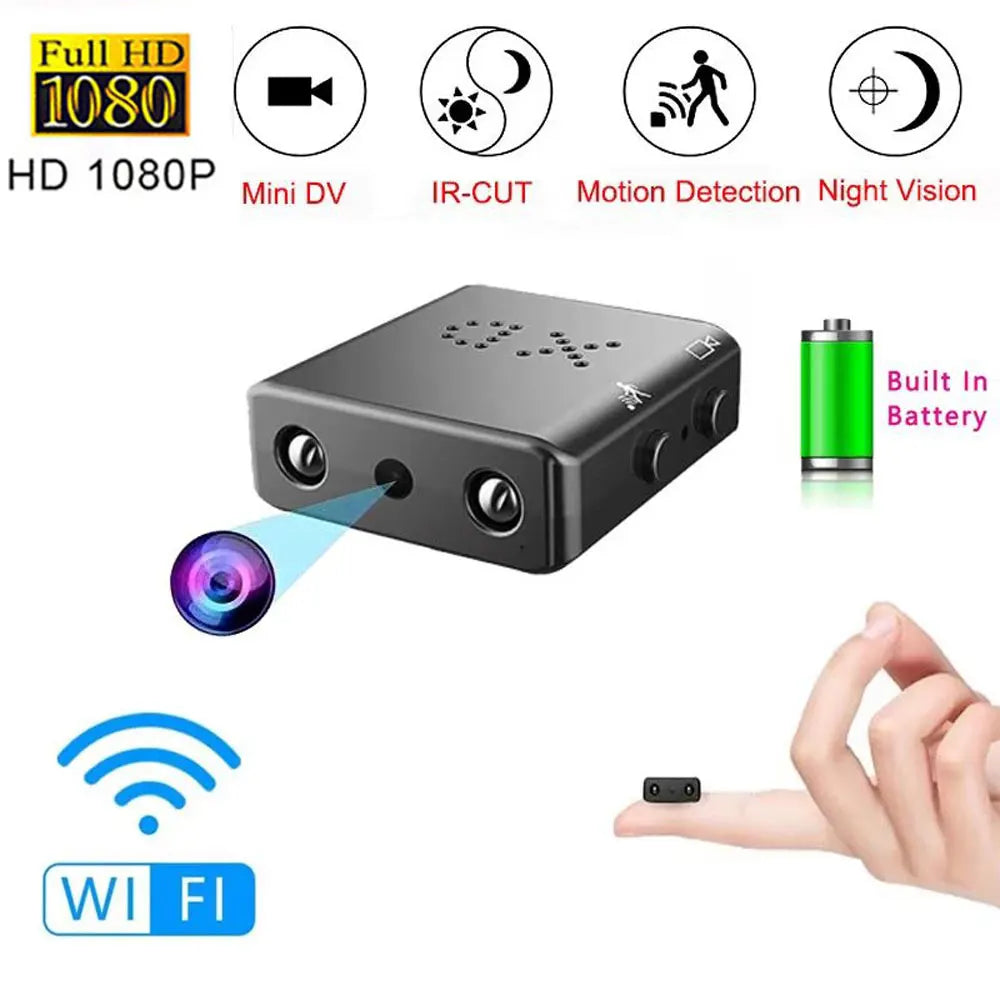 Mini 1080P HD WIFI IR Night Vision Body Camera