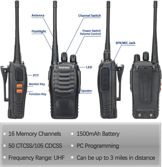 BF 888S Walkie Talkie