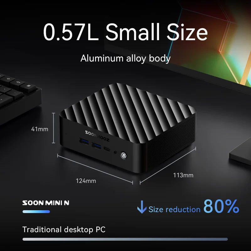 Intel 12th N100 N5095 Windows11 DDR4 Mini PC