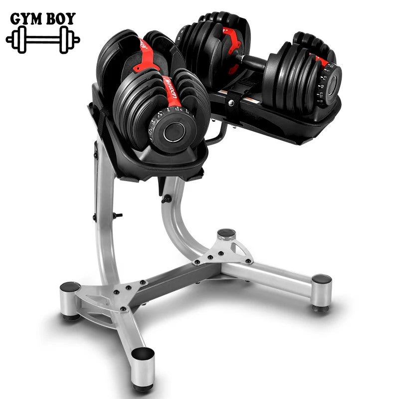 40kg*2=80kg+ Stand Dumbbell Set