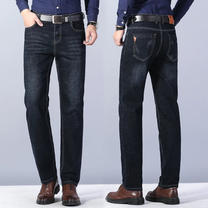 Men's Autumn Large Business Casual Jeans