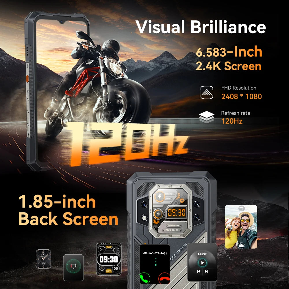 5G, 32GB RAM+256/512GB Rugged Smartphone