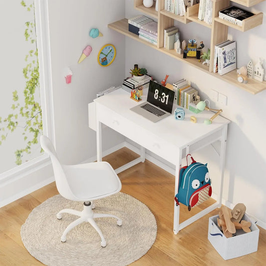 32 Inch Computer Desk with Drawer and Bag