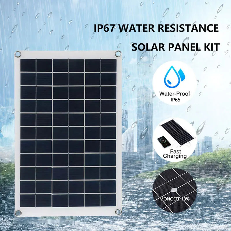 30W-100W Solar Panel 30A/60A Controller