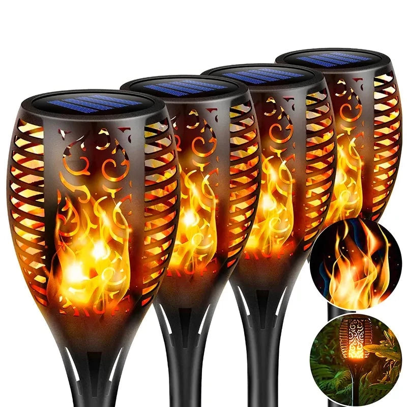 96 LED Outdoor Solar Torch Lights
