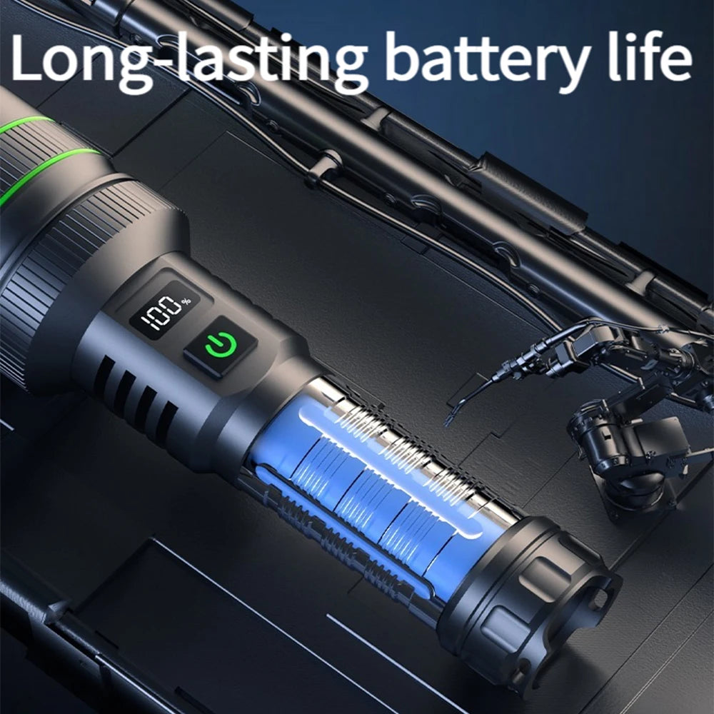 Long Range Tactical Torch High Power LED Flashlight