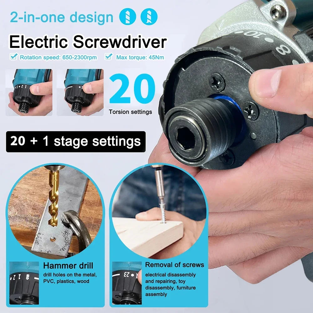 280NM 20+1 Torque Brushless Electric Screwdriver