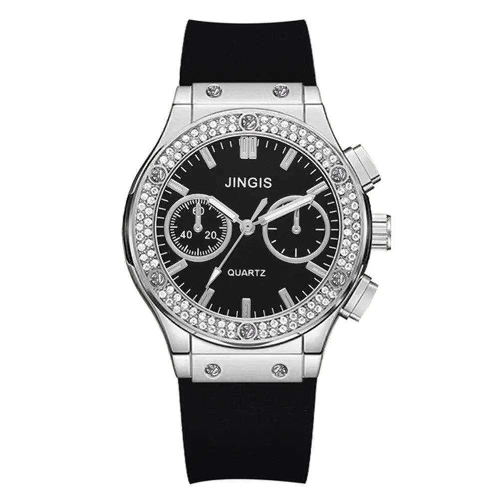 Female Luxurious Brand Casual Diamond Wristwatches