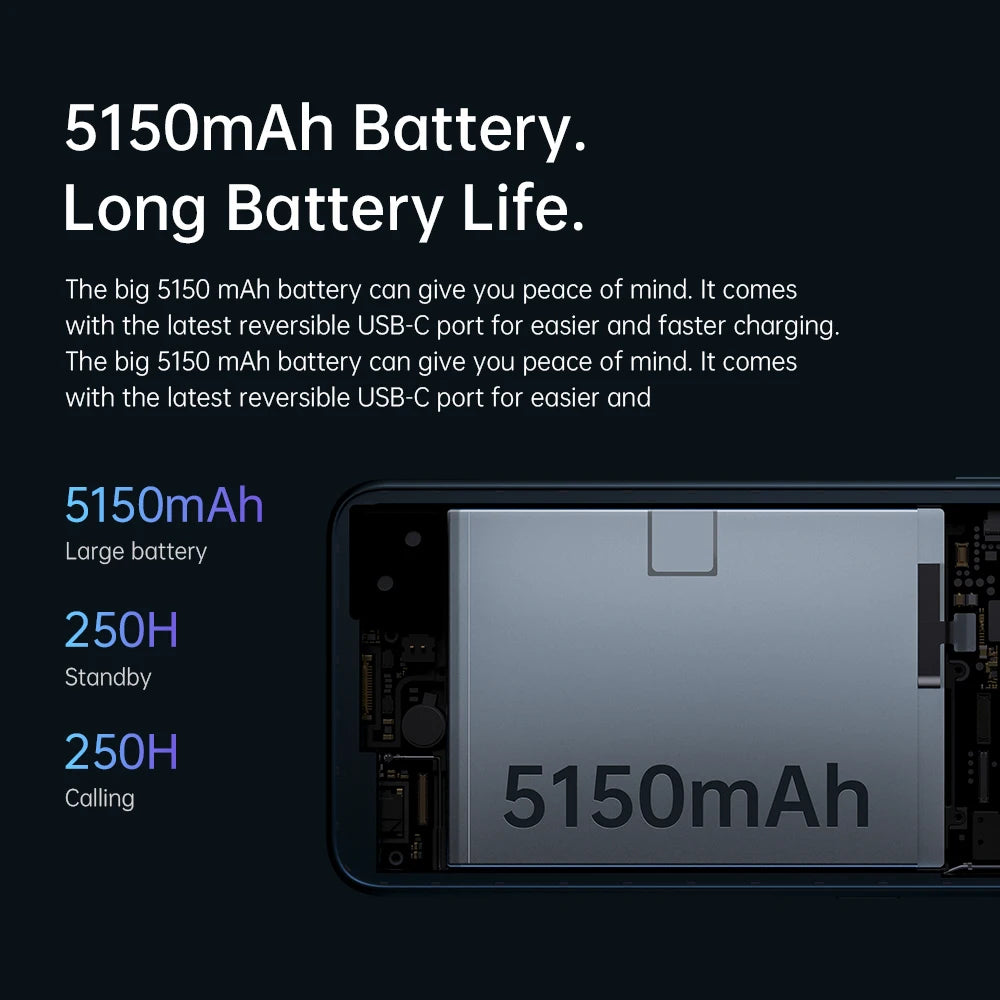 C32 Smartphone 6.52 Inch 8GB RAM 128GB ROM Mobile Phone