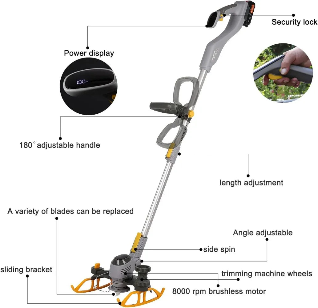 Electric Weed Eater Grass Trimmer