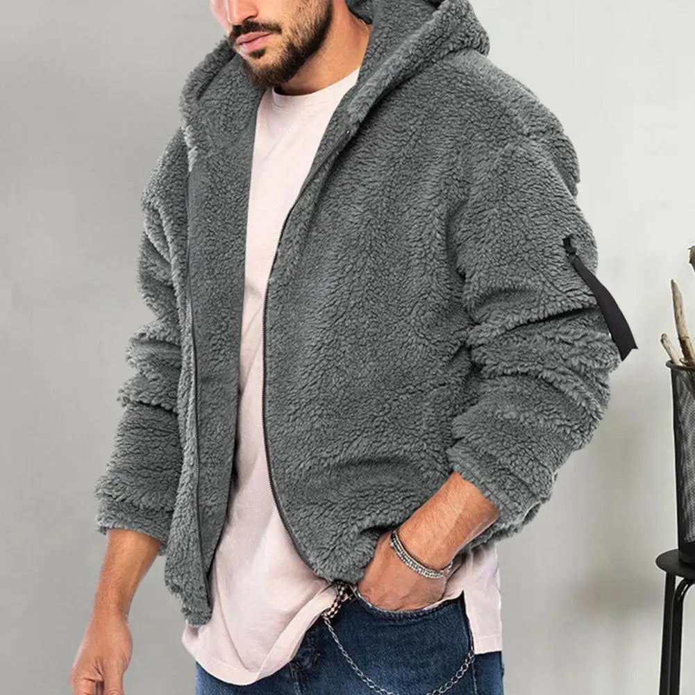 Men's Lamb Cashmere Warm Coat