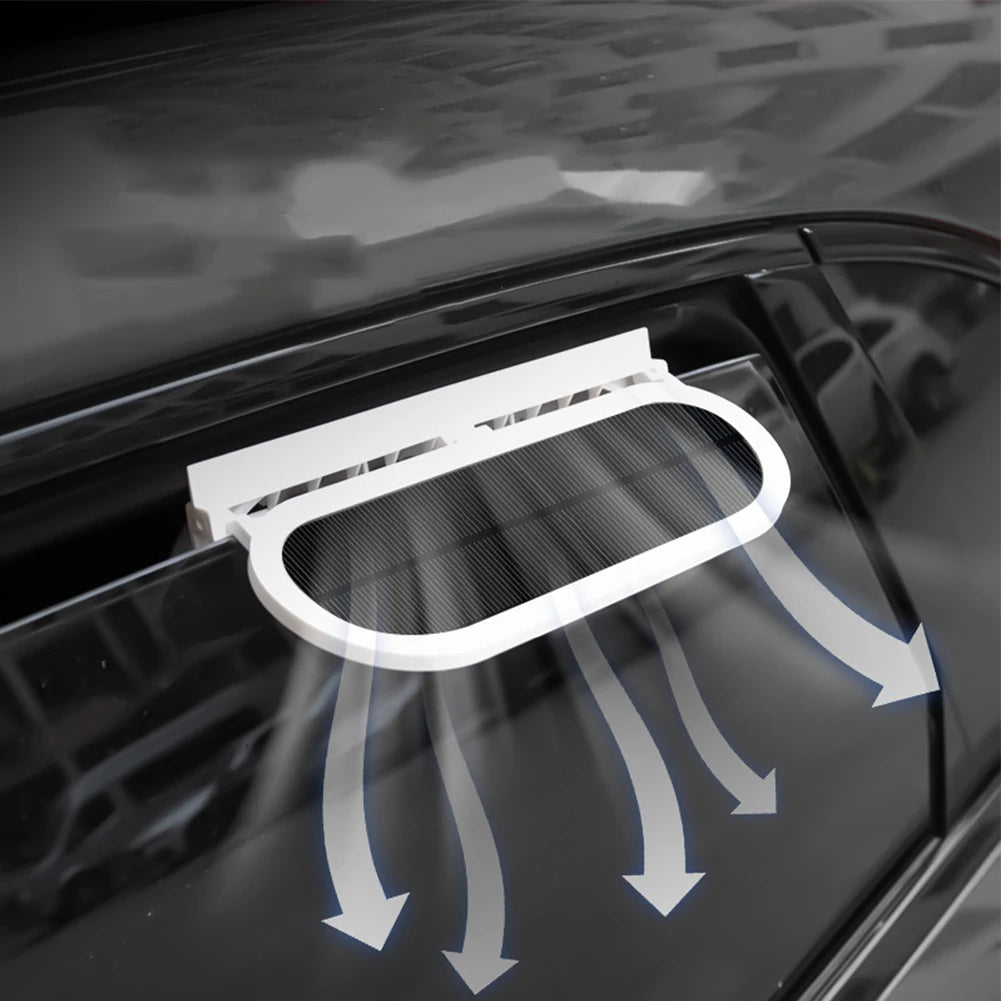 Solar & USB Car Exhaust Fan