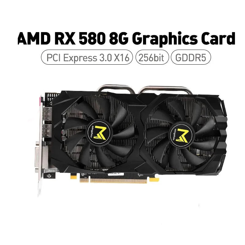 Radeon RX 580 8GB Gddr5 256bit Graphics Card