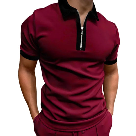 Men Short Sleeve Polo Shirt