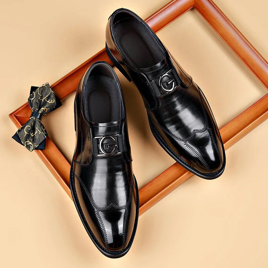 Men's Business Leather Loafers Shoes