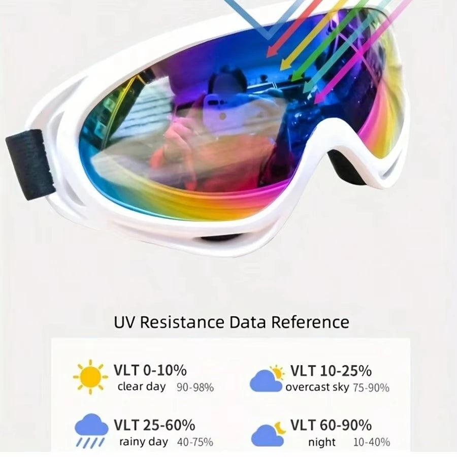 Large Frame Polarized Ski Goggles