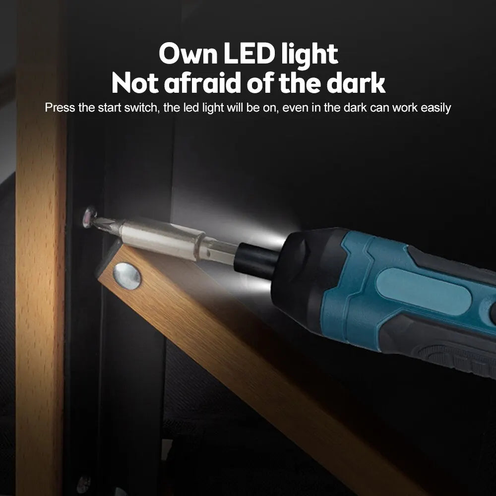 Mini Cordless Electric 1300mah Adjustment Power Drill