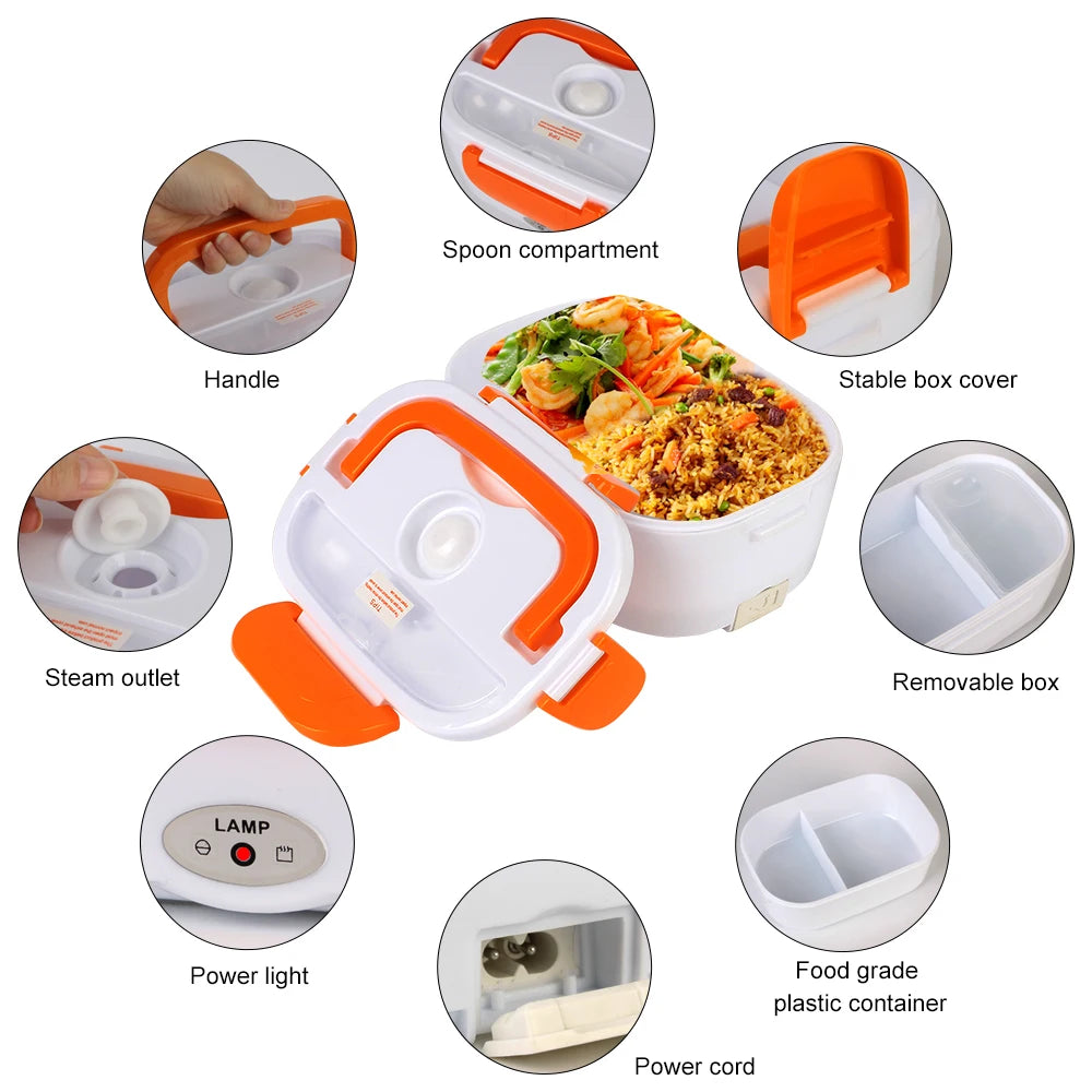 Electric Heated Travel Lunch Box