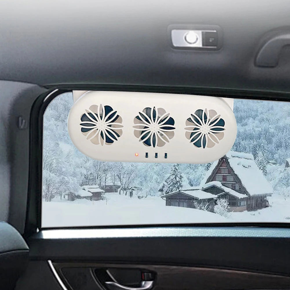 Solar & USB Car Exhaust Fan